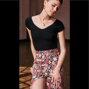 Sezane Raphaelle Skirt Sz 36